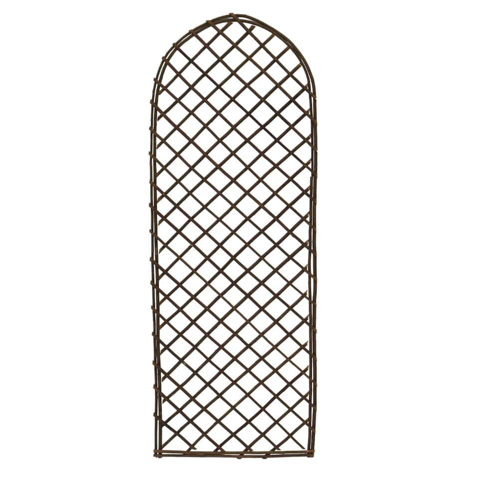 image 1 of Set of 2 Willow Trellis Fencing Panel Screen Climbing Trellises