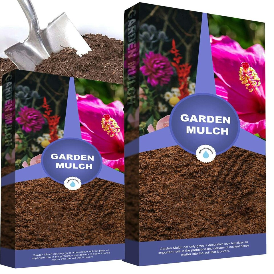 image 1 of 1 x 60L Garden Mulch Decorative Soil Conditioner With Improved Water Retention