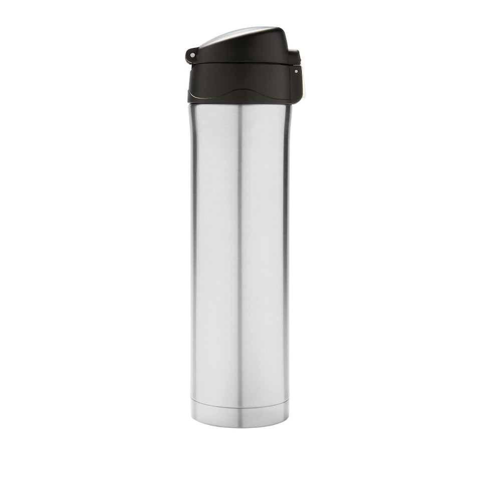 image 1 of XD Collection Lockable Recycled Stainless Steel Vacuum Insulated Flask - Silver - One Size
