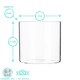 image 3 of Argon Tableware Scandi Storage Jars with Metallic Lids - 550ml - Gold - Pack of 3