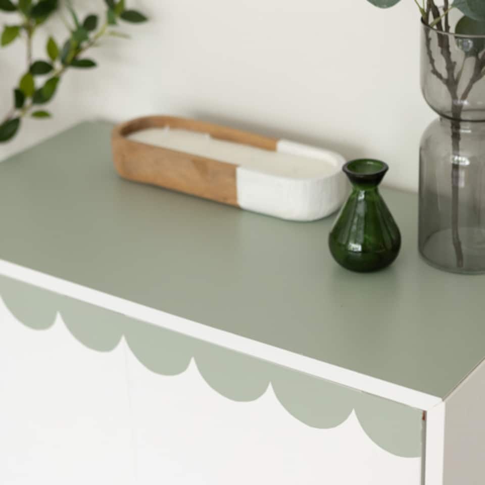 image 1 of Sticky Back Plastic Matt Sage Green Plain Kitchen Self-adhesive Vinyl Wrap for Cupboards, Doors and Furniture 67.5cm x 5m - d-c-fix