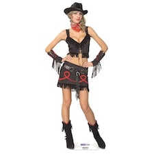 Cowgirl Lifesize Cardboard Cutout - 171cm