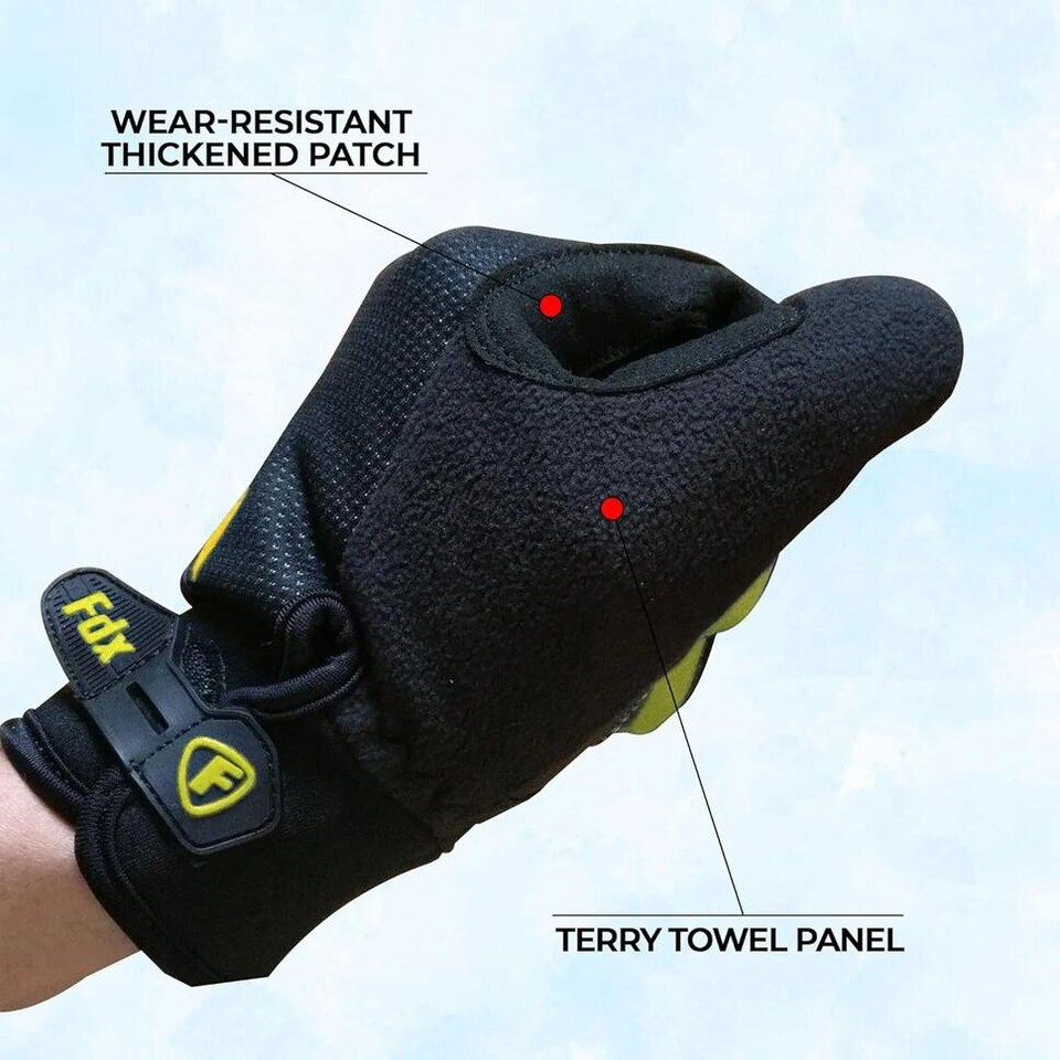 image 1 of Dryrest Full Finger Winter Cycling Gloves Thermal Windproof Padded Glove