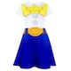 image 1 of Toy Story Girls Jessie Costume Dress | White | White/Blue | 9-10 years | 1