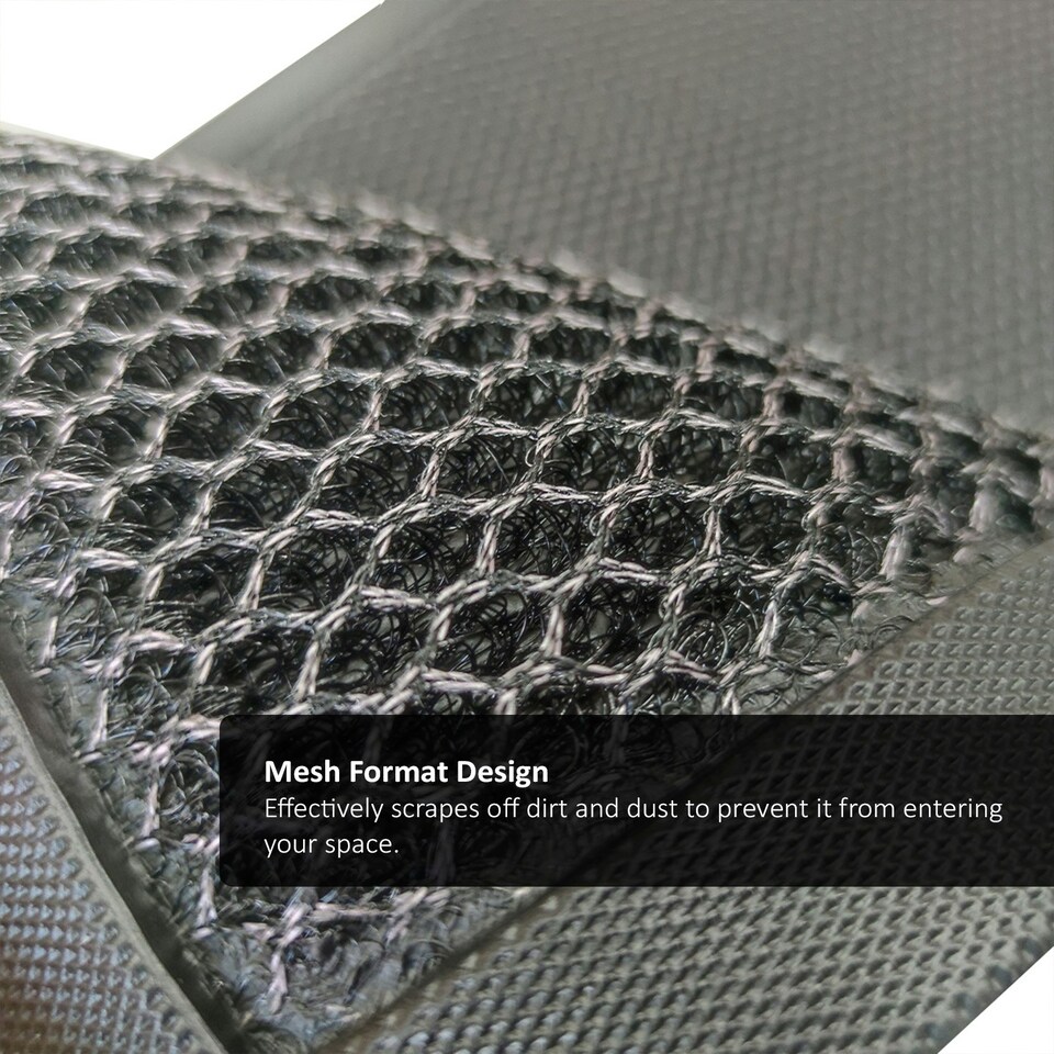 image 1 of Nicoman Meshmat Entrance Doormat Grey | 60cm x 40cm