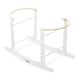 image 1 of Clair de Lune Wooden Rocking Stand - White