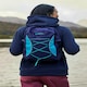 image 1 of Mountain Warehouse Bolt 18L Backpack Rucksack Padded Straps Multi Pocket Day Bag Blue | Teal
