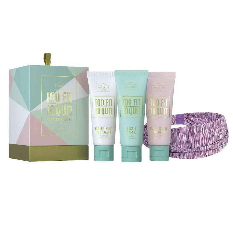 Scottish Fine Soaps Company Too Fit To Quit Post Workout Gym Kit
