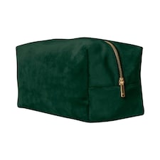 Bagbase Velvet Accessory Bag - Dark Emerald - 28cm x 14cm