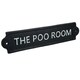 image 5 of The Poo Room Toilet Cast Iron Sign Plaque Wall Door House Cafe Shop Pub Bar