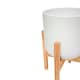 image 4 of Lisbon Pot & Stand White