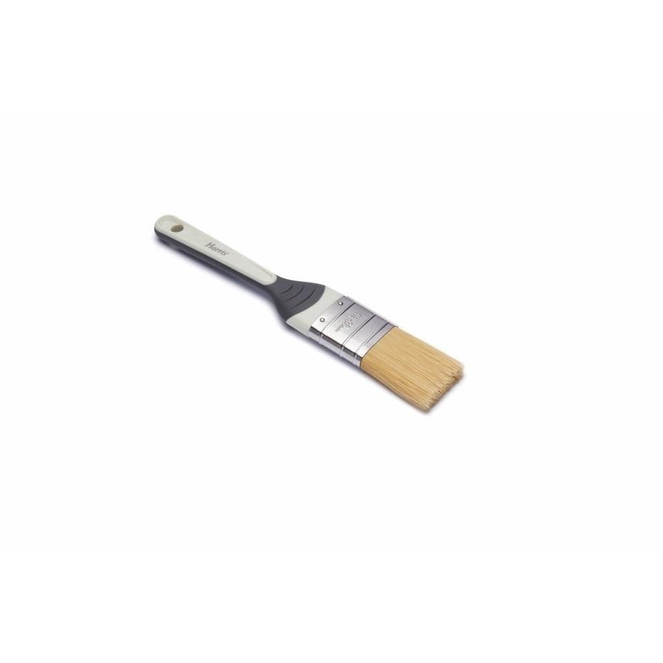 image 1 of Harris Seriously Good Woodwork Stain And Varnish Flat Brush - Beige/White/Grey - 50mm