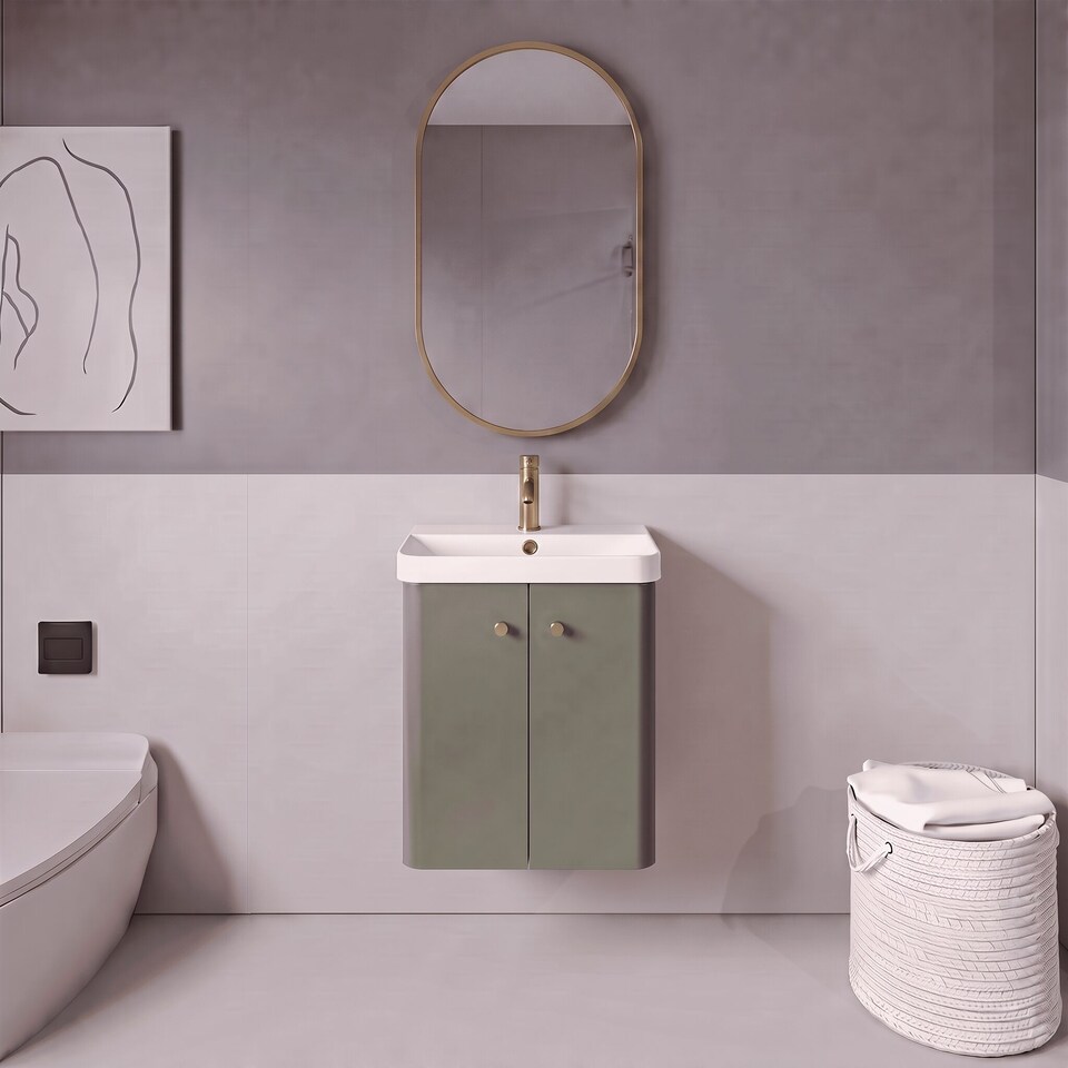 image 1 of Balterley Oval Bathroom Mirror