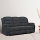image 6 of Boston 3 Seater Fabric Manual Recliner Sofa (Grey)