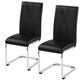 image 1 of Yaheetech 2PCS Dining Chairs Faux Leather Chairs for Kitchen Dining Room