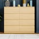 image 9 of Vida Designs Denver 8 Drawer Chest of Drawers Bedroom Storage, Pine