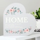 image 6 of Personalised Floral Free Standing Heart Ornament
