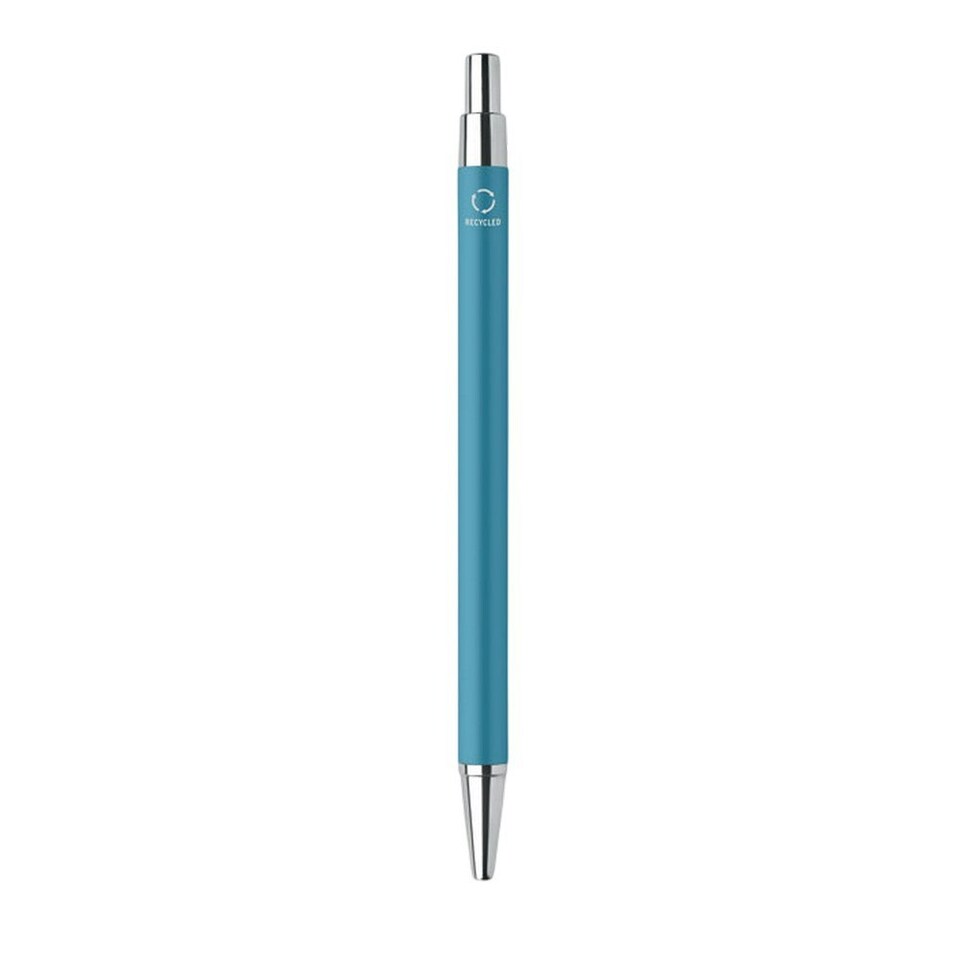 image 1 of MidOcean Dana Recycled Aluminium Ballpoint Pen - Turquoise - 14cm x 0.8cm