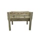 image 2 of Raised Veg Trug Garden Planter - Scandinavian Redwood - L52 x W180 x H60 cm - Minimal Assembly Required Brown