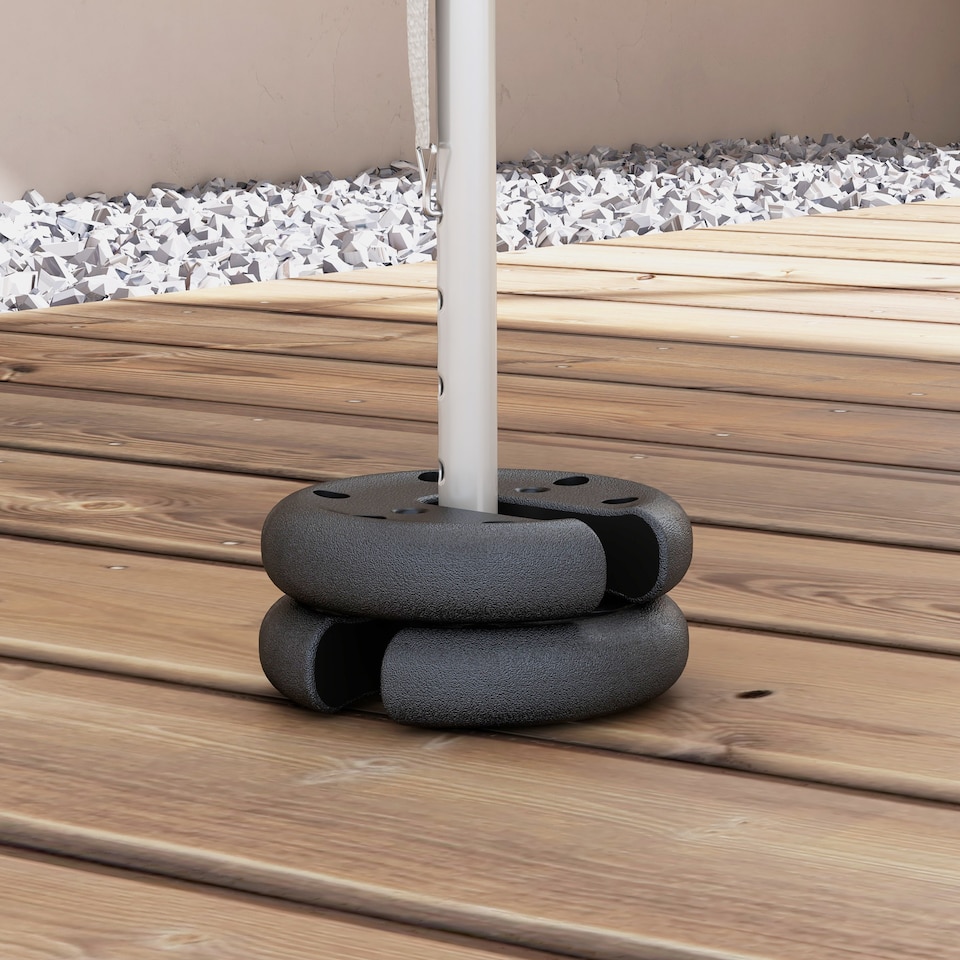 image 1 of Outsunny Pop up Canopy Tent Weights Set of 4 PCs, Leg Weights for Marquee Party Tent Outdoor Canopy, Total 8.8KG