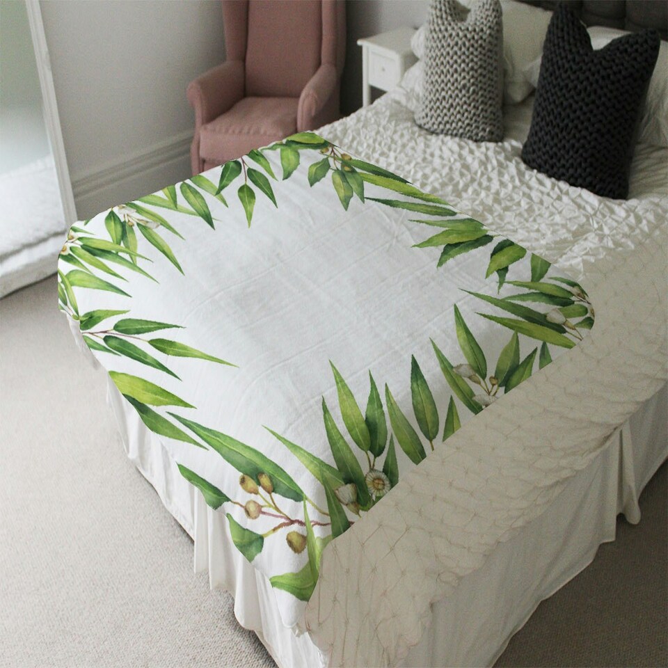 image 1 of Leaves Border (Blanket)