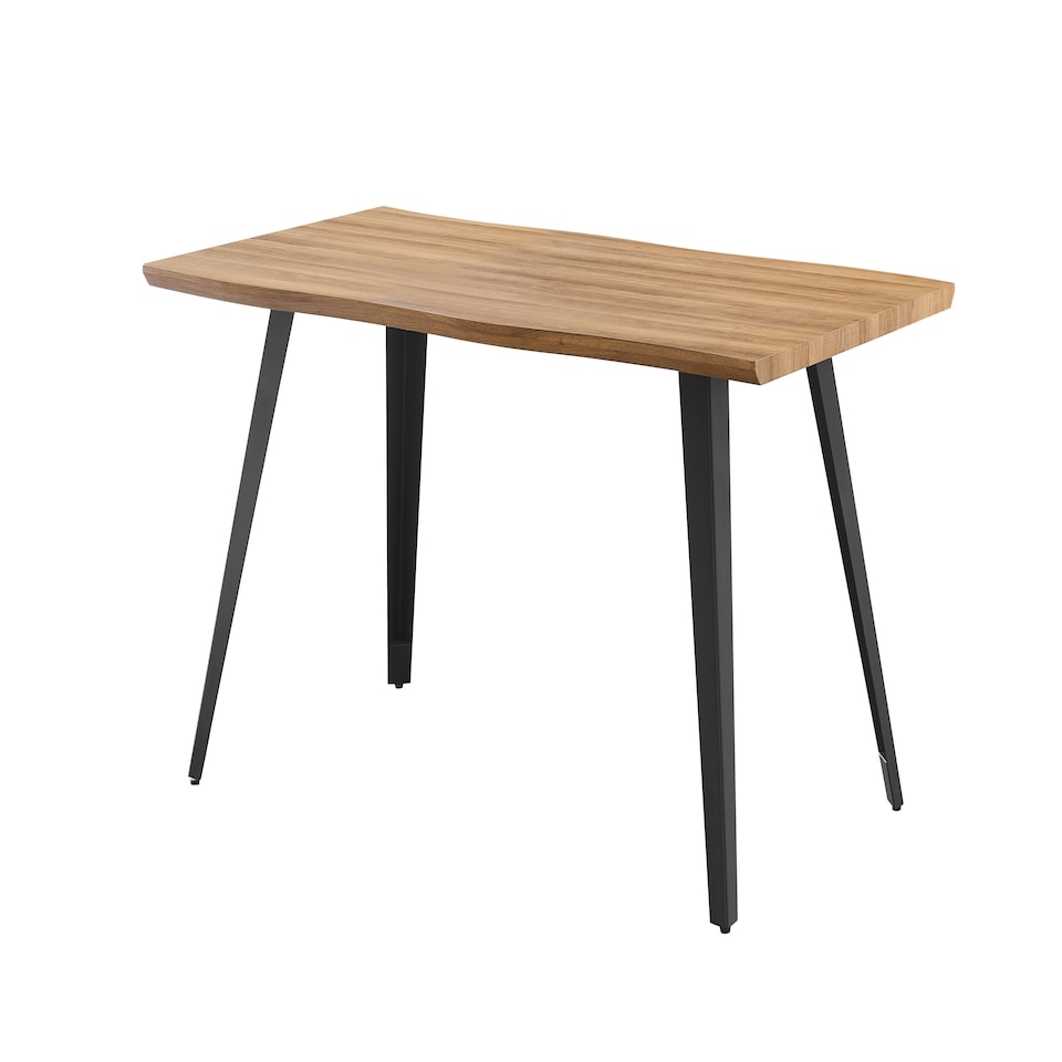 image 1 of Rocco LUX Dining Table Single, Light Walnut Brown | Oak