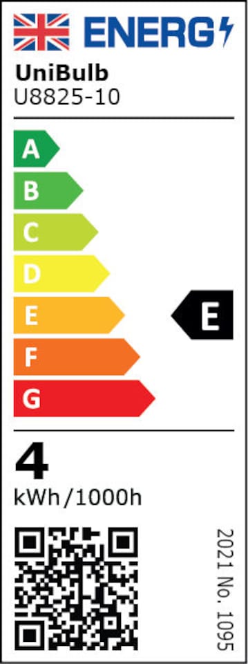 image 1 of UniBulb LED GU10 345lm 3.6W 4000K (Cool White) Spotlight Downlight Light Bulb - Pack of 10 | White | Cool White | 10