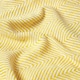 image 3 of Homescapes Cotton Halden Chevron Yellow Throw - 225 x 255 cm | Multi