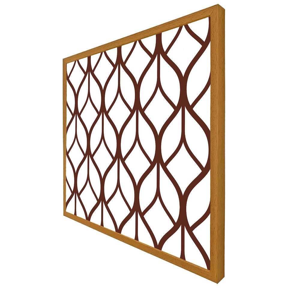 image 1 of Tiled geometrics (Picutre Frame) Grey | XS