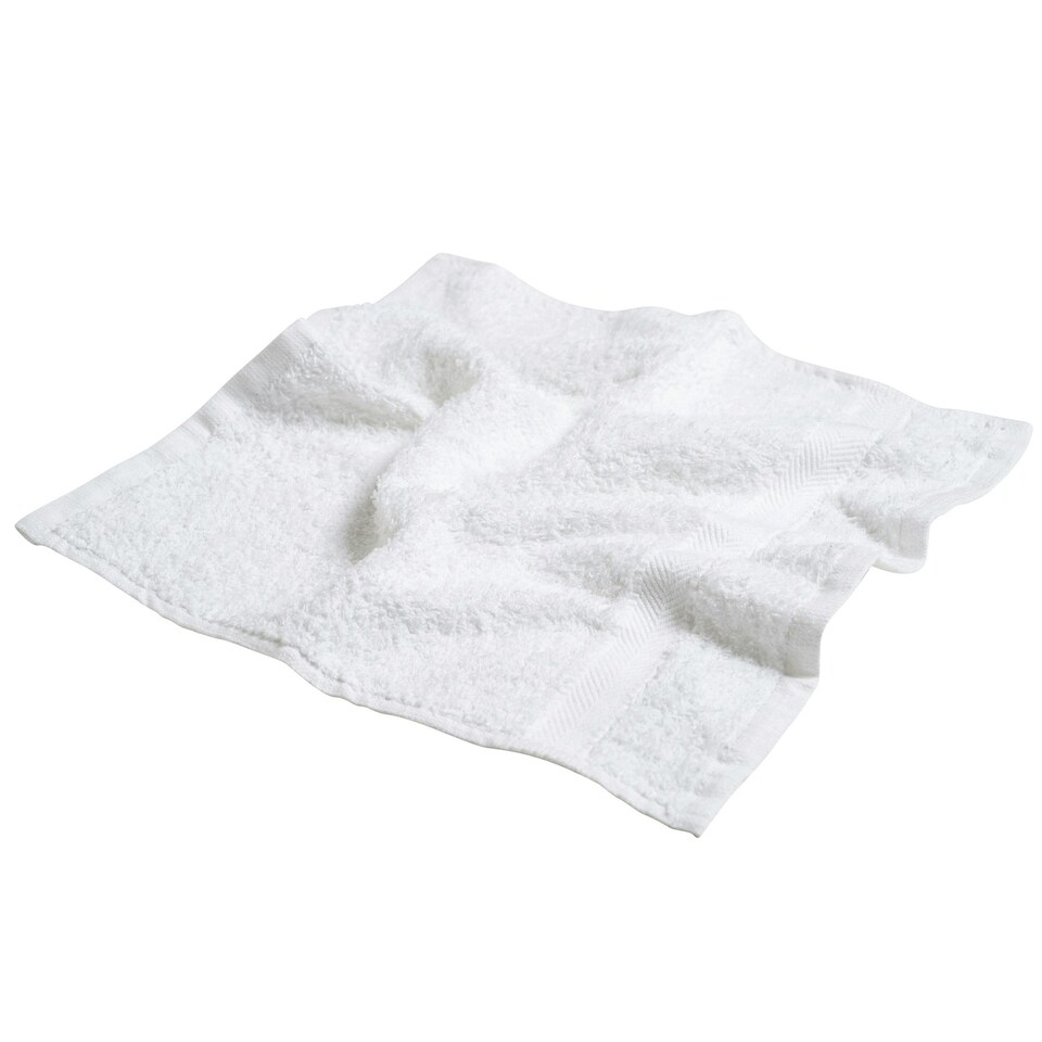 Towel City Luxury Range 550 GSM - Face Cloth / Towel (30 X 30 CM) - White - One Size