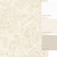 image 4 of Gentle Roses Full Wall Mural in Mushroom and Cream | Cream | Mushroom And Cream | Large (300cm x 240cm)