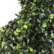 image 5 of Artificial Boxwood Topiary Tree Tower Spiral Metal Top 120cm Tall | Green | One Size