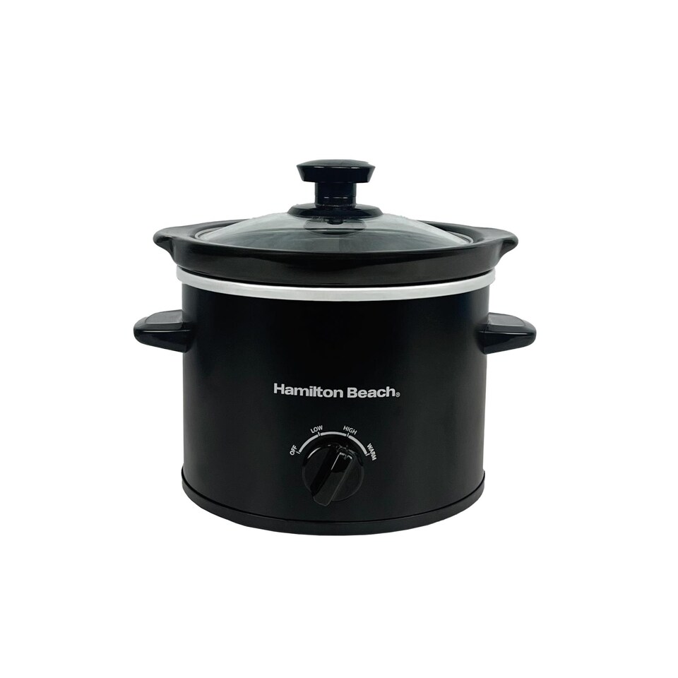 image 1 of Hamilton Beach 'The Mighty Mini' 1.8L Black Slow Cooker
