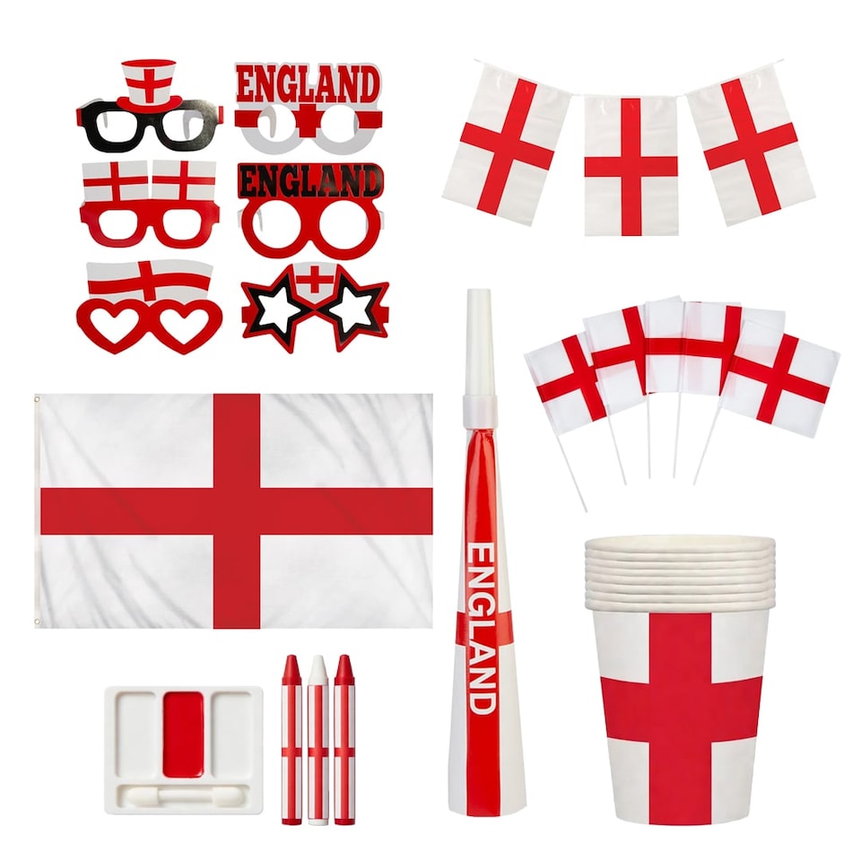 Ultimate England Supporters Garden Party Pack