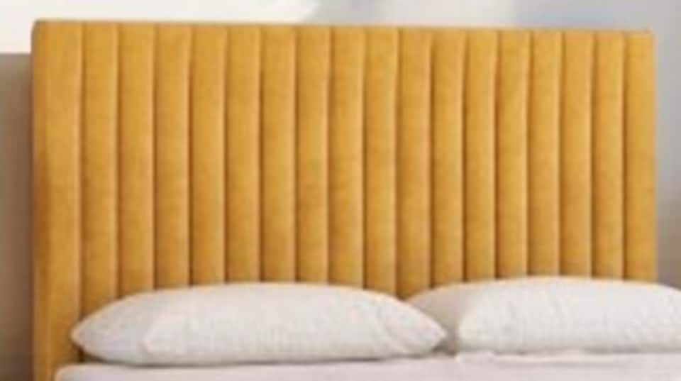 image 1 of Emily Plush Velvet Divan Bed Set with Princess Mattress and Headboard