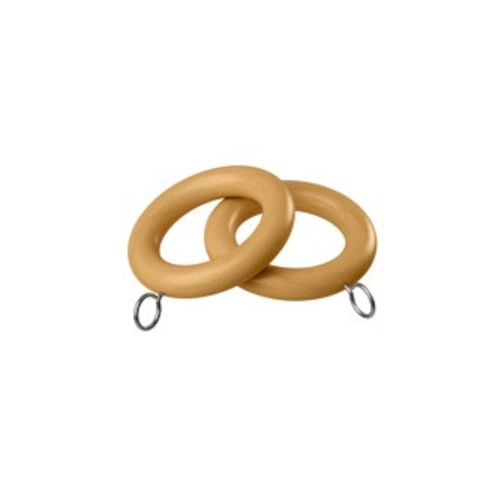 image 1 of 28mm Woodland Natural Oak Curtain Pole Set 320cm | Brown | Brown