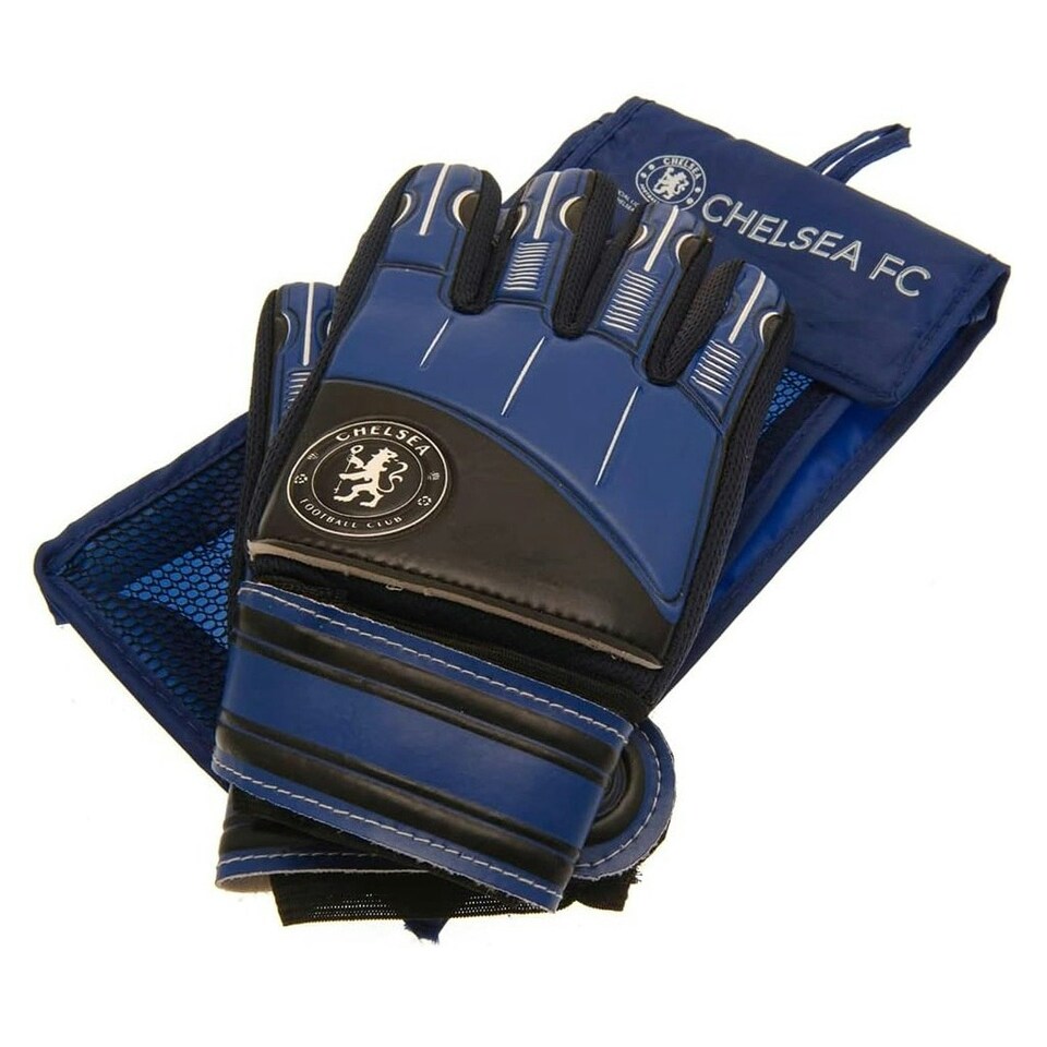 image 1 of Chelsea DELTA Goalkeeper Gloves - Youth Blue