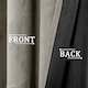 image 2 of Dark Taupe Velvet Darkening Eyelet Curtains - 46x54 Inch Drop - Pair Cream