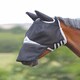 image 2 of Shires Field Durable Fly Mask With Ears & Nose Black | Size: X-Full
Colour: Black