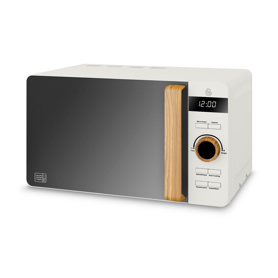 image 1 of Nordic 20L 800W Dig Microwave White LED