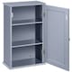 image 1 of Yaheetech Wall Mounted Cabinet with 3 Tiers Grey Grey