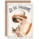 image 1 of La Vie Parisienne Birds Improvised Nest France Paris Card