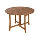 image 1 of Dining Table Home ESPRIT Brown Natural Acacia 110 x 110 x 74 cm N/A