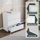 image 8 of Vida Designs Glinton 3 Drawer Chest of Drawers Bedroom Storage, 100% FSC, White