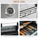 image 5 of Outsunny Deluxe Gas Barbecue Grill 4+1 Burner Garden BBQ w/ Large Cooking Area