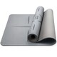 image 1 of TPE Yoga Alignment Mat (6mm Thick) - Grey