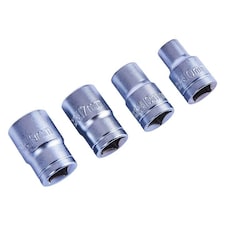 4 Piece 13mm (1/2") drive socket set - I0200