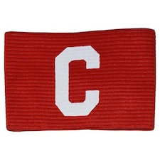 Precision Childrens/Kids Big C Captains Armband - Red - One Size