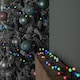 image 2 of 7.5m 300 LED Multi-Action Christmas Frosted Cap Berry String Lights with Timer in Multi-Coloured