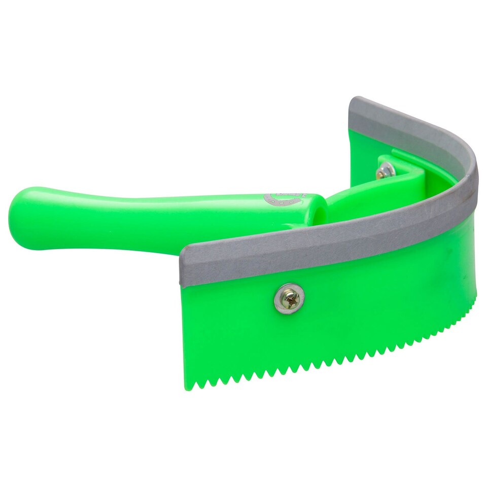 Imperial Riding Plastic Half Round Horse Sweat Scraper - Neon Green - One Size